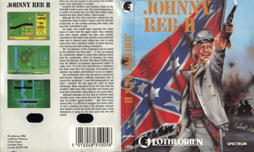 Johnny Reb II box art for ZX Spectrum